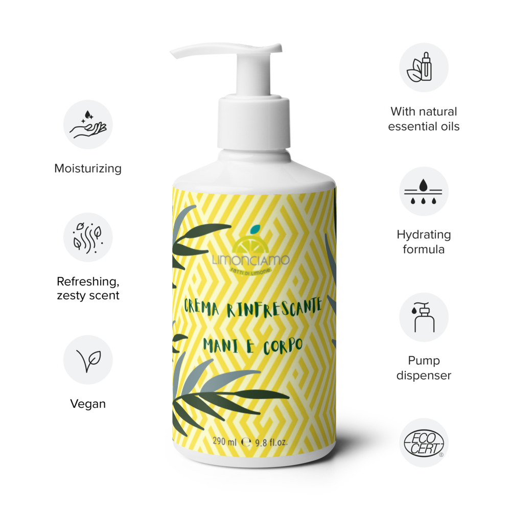 Crema rinfrescante per mani e corpo - Amalfi - Limonciamo