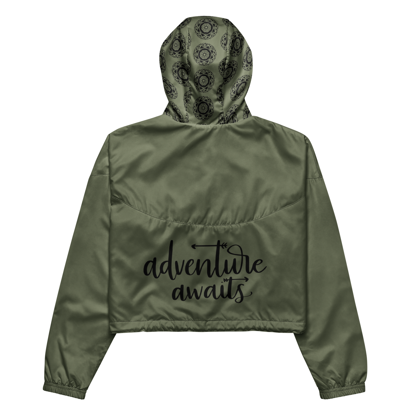 Mod. Adventure - Giacca a vento corta con stampa all over donna
