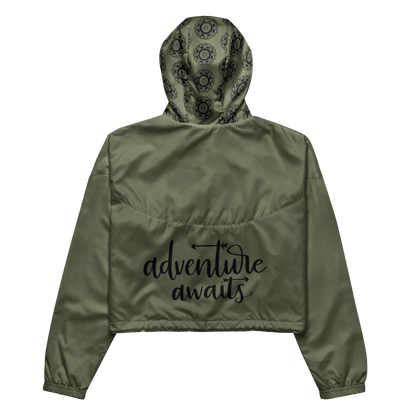 Mod. Adventure - Giacca a vento corta con stampa all over donna