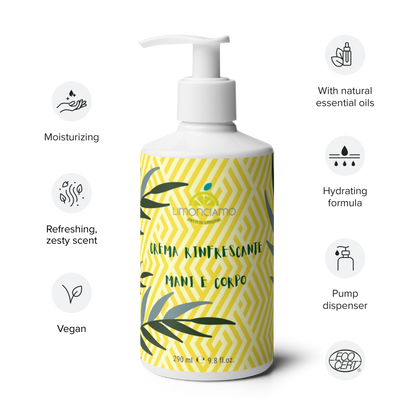 Crema rinfrescante per mani e corpo - Amalfi - Limonciamo